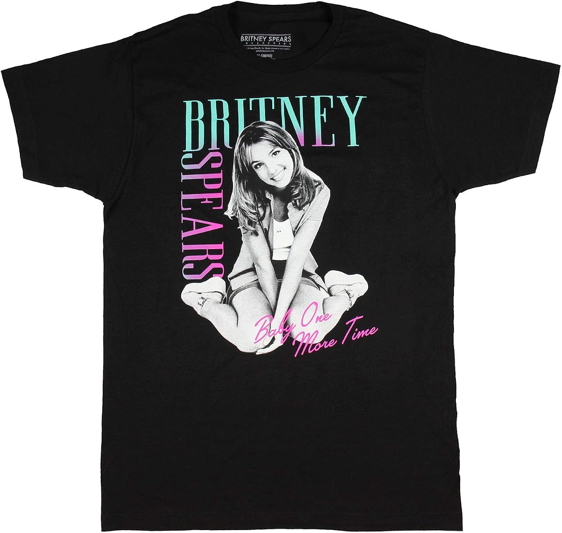 Buy Britney Spears Baby One More Time Black Graphic T-Shirt at
